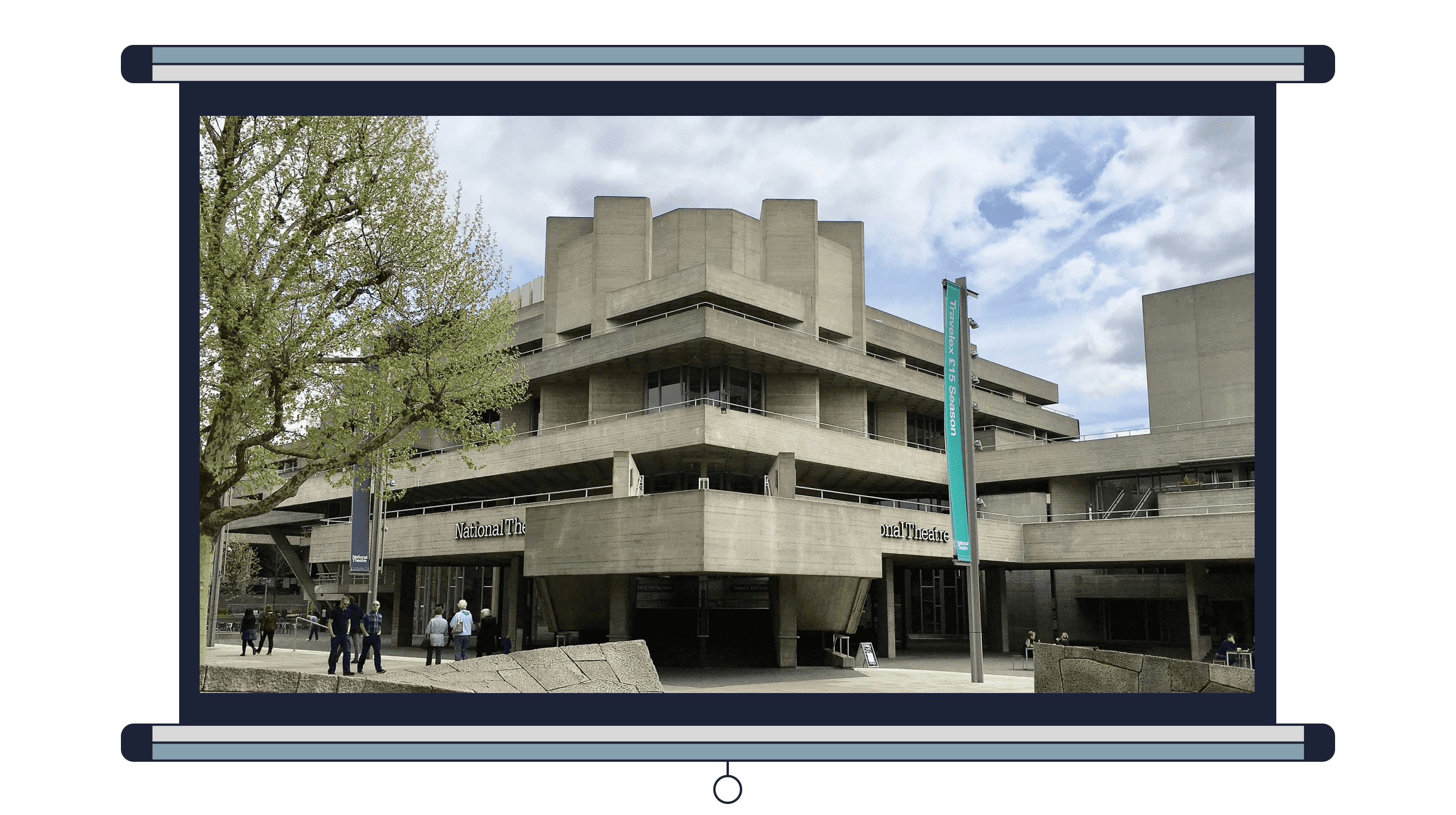 Пример 11. Королевский национальный театр Великобритании, архитекторы Денис Лэсдан и Питер Софтли<br><br>Фото: Saval / Wikimedia Commons, CC BY-SA 4.0<br>