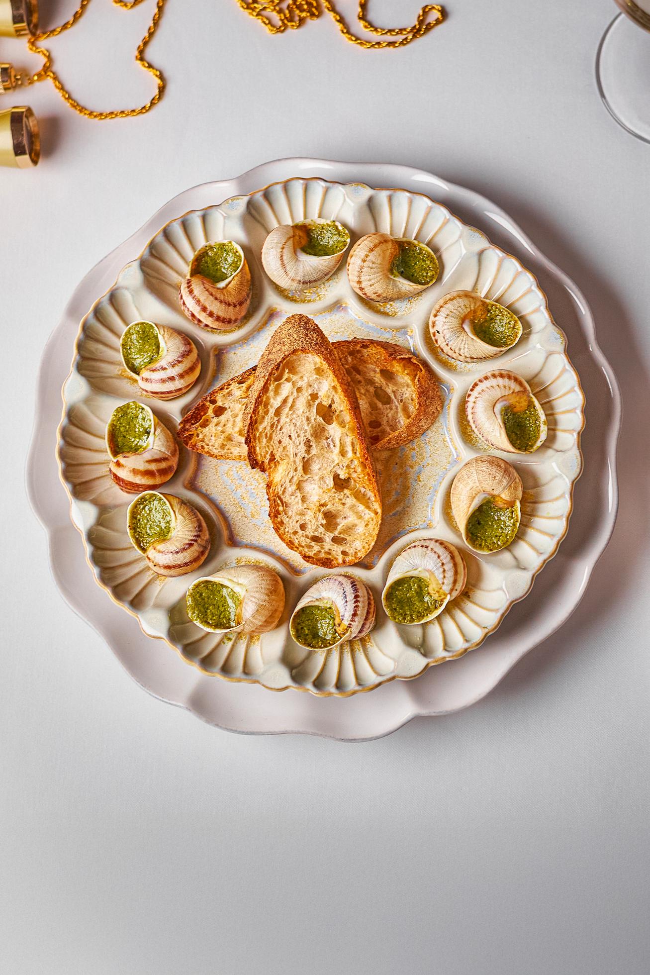 Улитки с ореховым маслом