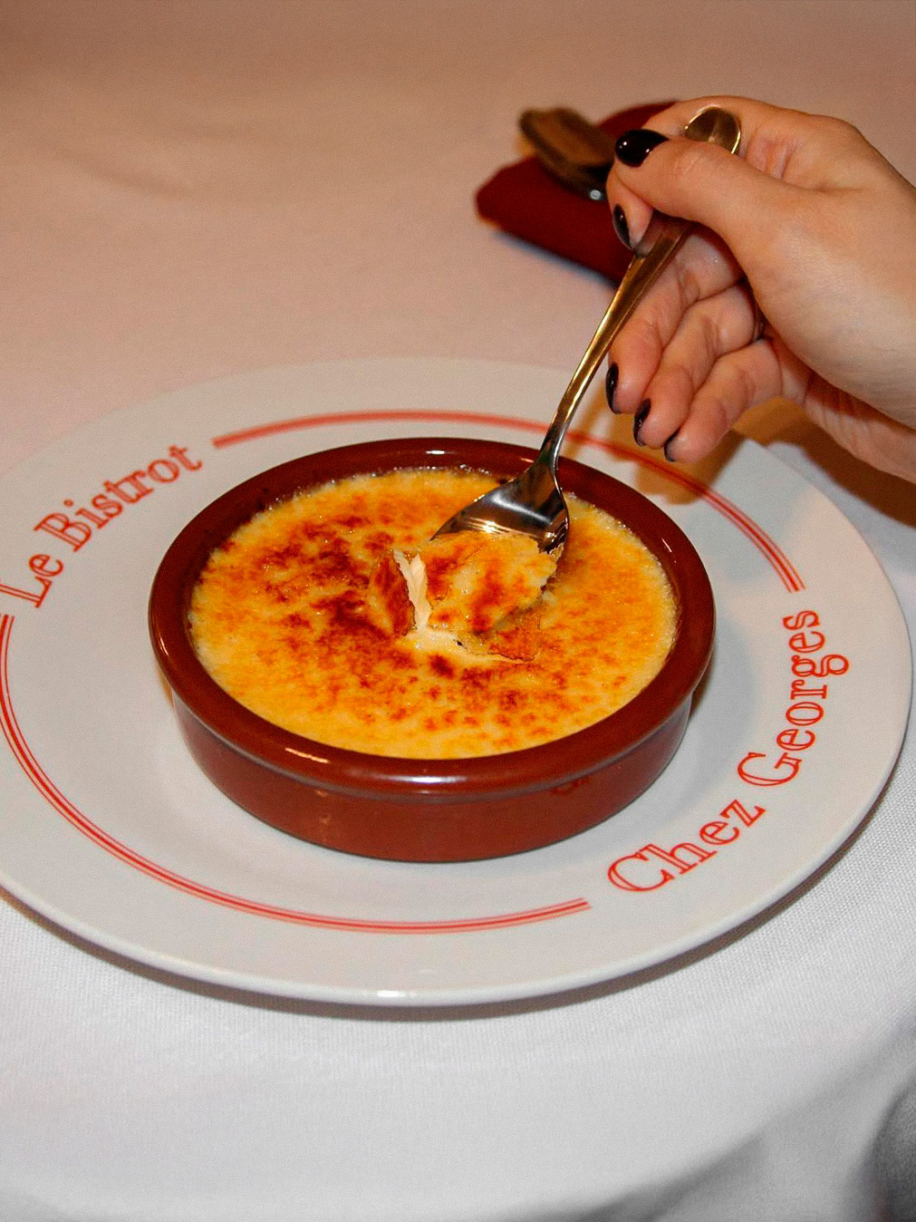 Creme brulee with Bourbon vanilla
