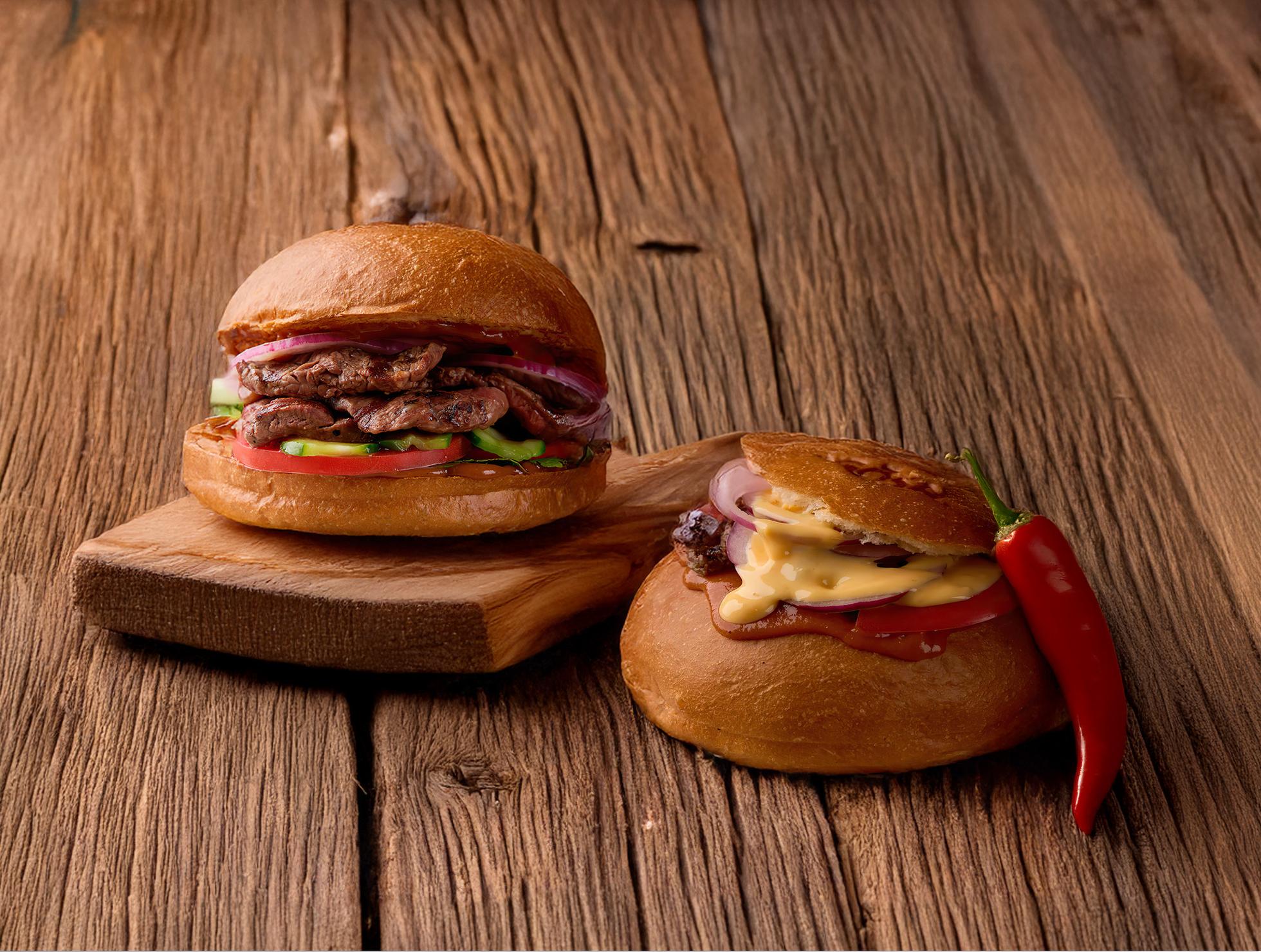 Burgerlar «Rob-Roy» va «Steyk-burger»