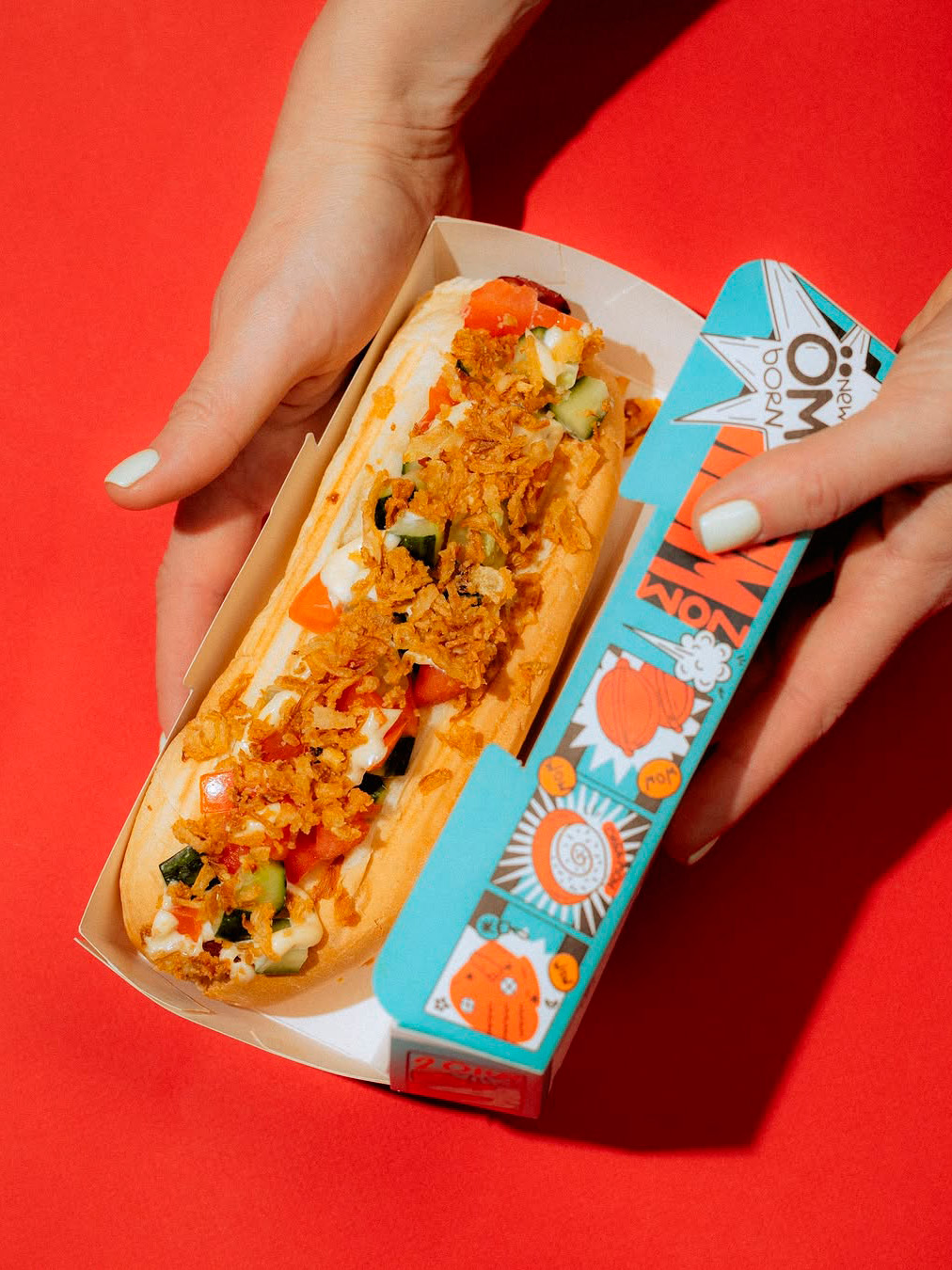 Fresh hot dog
