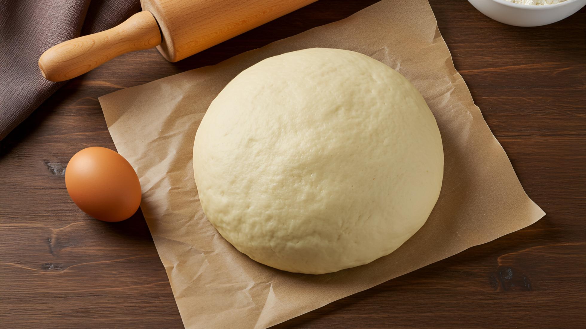 Тесто бездрожжевое на кефире (для лепешек)