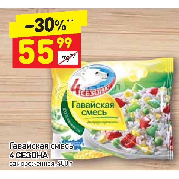 Дикси смесь. Замороженные акции