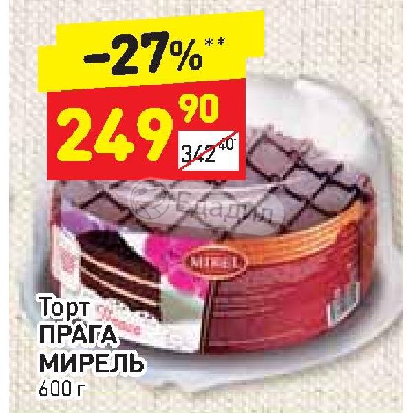 Сроки хранения тортов mirel