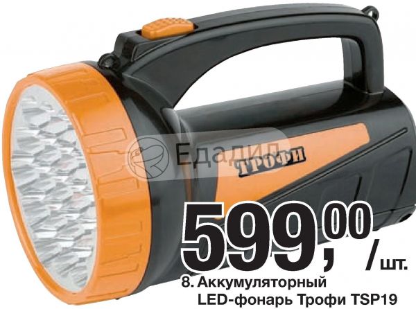 Аккумулятор для фонаря трофи. Фонарь аккумуляторный трофи tsp19. Фонарь tsp19 «трофи» Эра с0045552. Аккумулятор для фонарика трофи tsp19. Фонарь трофи tsp19 c0045552.