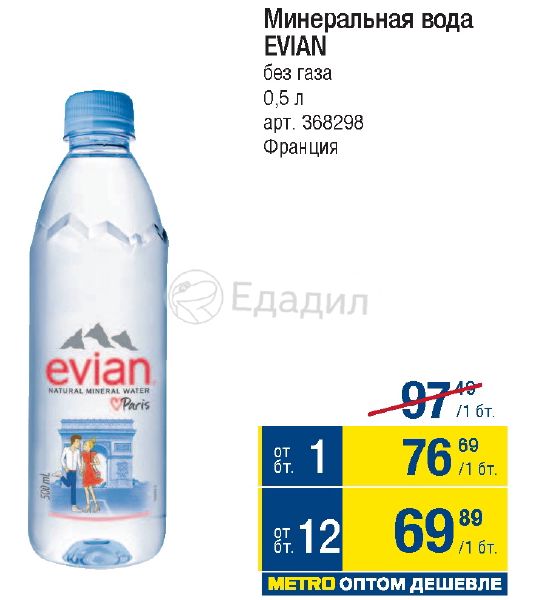 Вода 69. Вода Эвиан с газом и без газа. Evian 1,5 без газа. Анекдоты про минералку без газа.