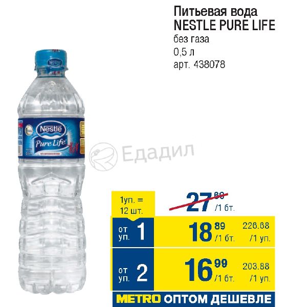 Вода 69. Вода Nestle состав.