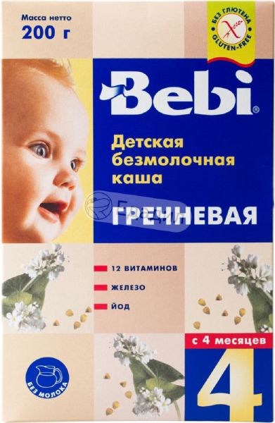 Каша гречневая безмолочная bebi чем разводить