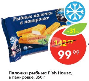 Рыбные палочки в панировке fish house