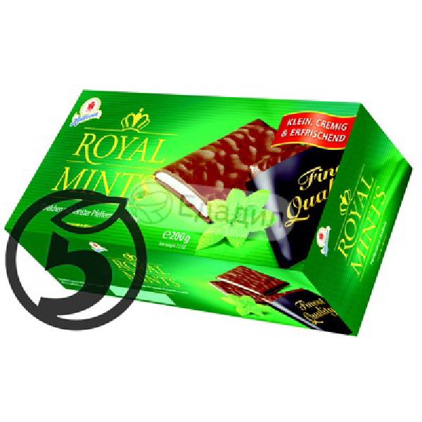 Шоколадные мини плитки Royal Mints малины