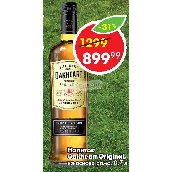 Oakheart premium spirit drink 0.7