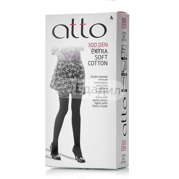 Atto uz. Плюшевые колготки Atto Cotton женские с начесом. Atto теплые.