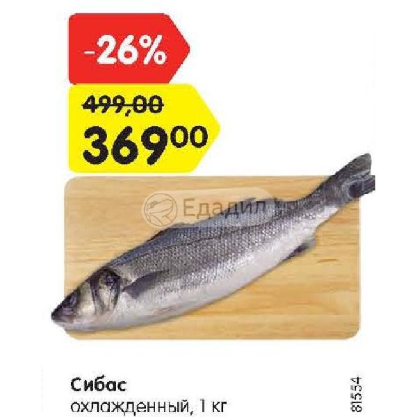 Сибас Рыба Цена