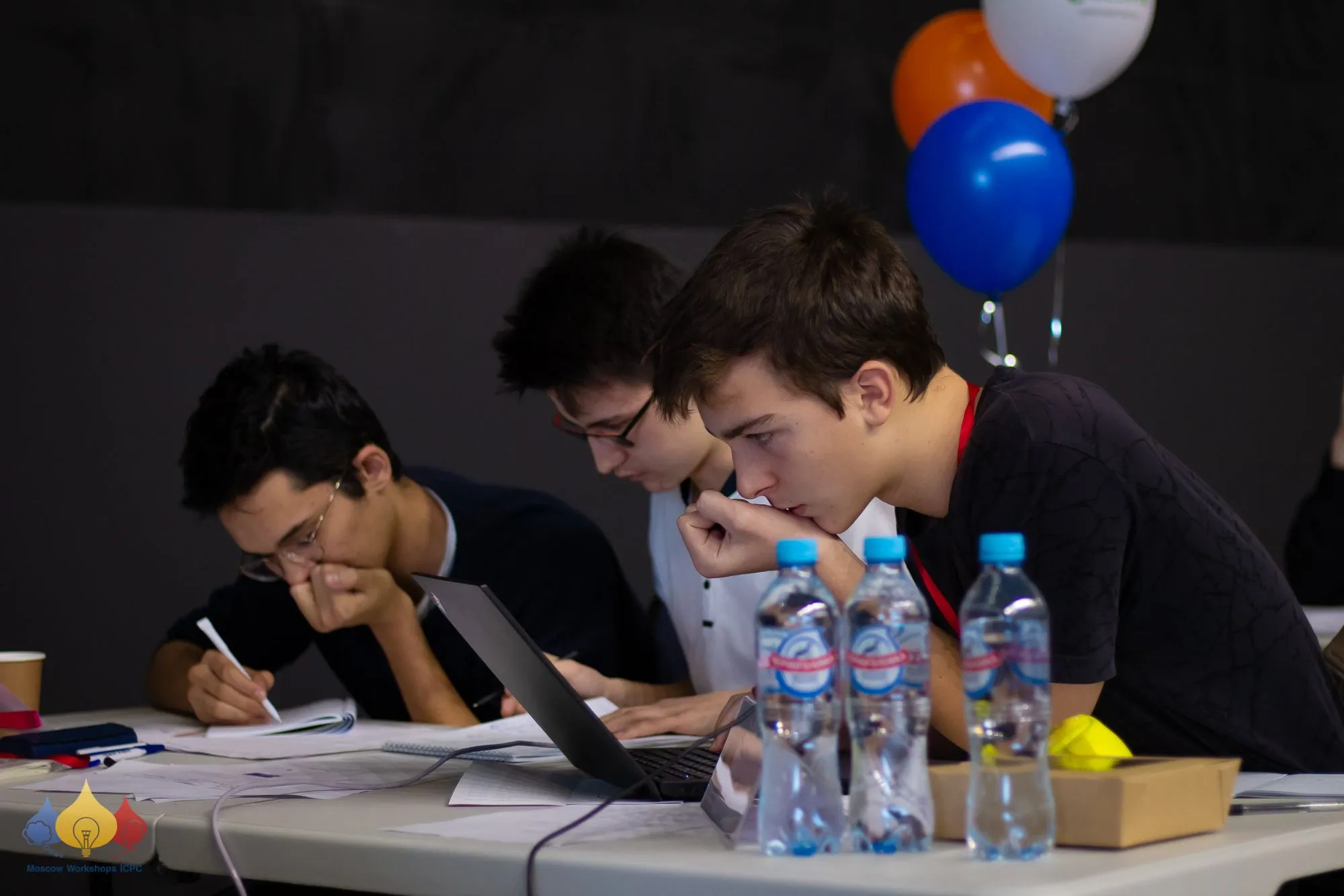 Команда за работой. Фото: Moscow Programming Contest