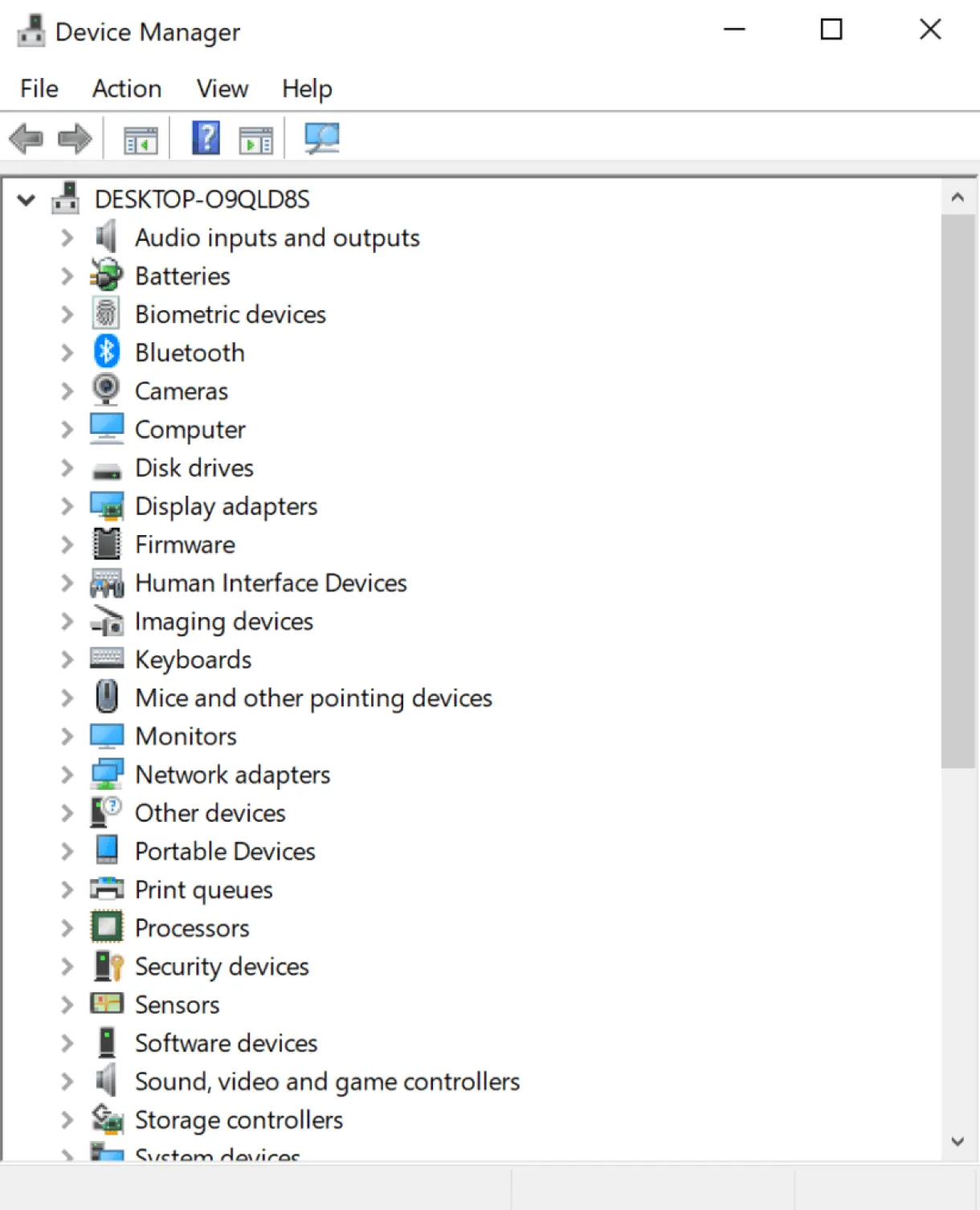 Диспетчер устройств, для просмотра подключённых устройств и драйверов устройств (Windows)
