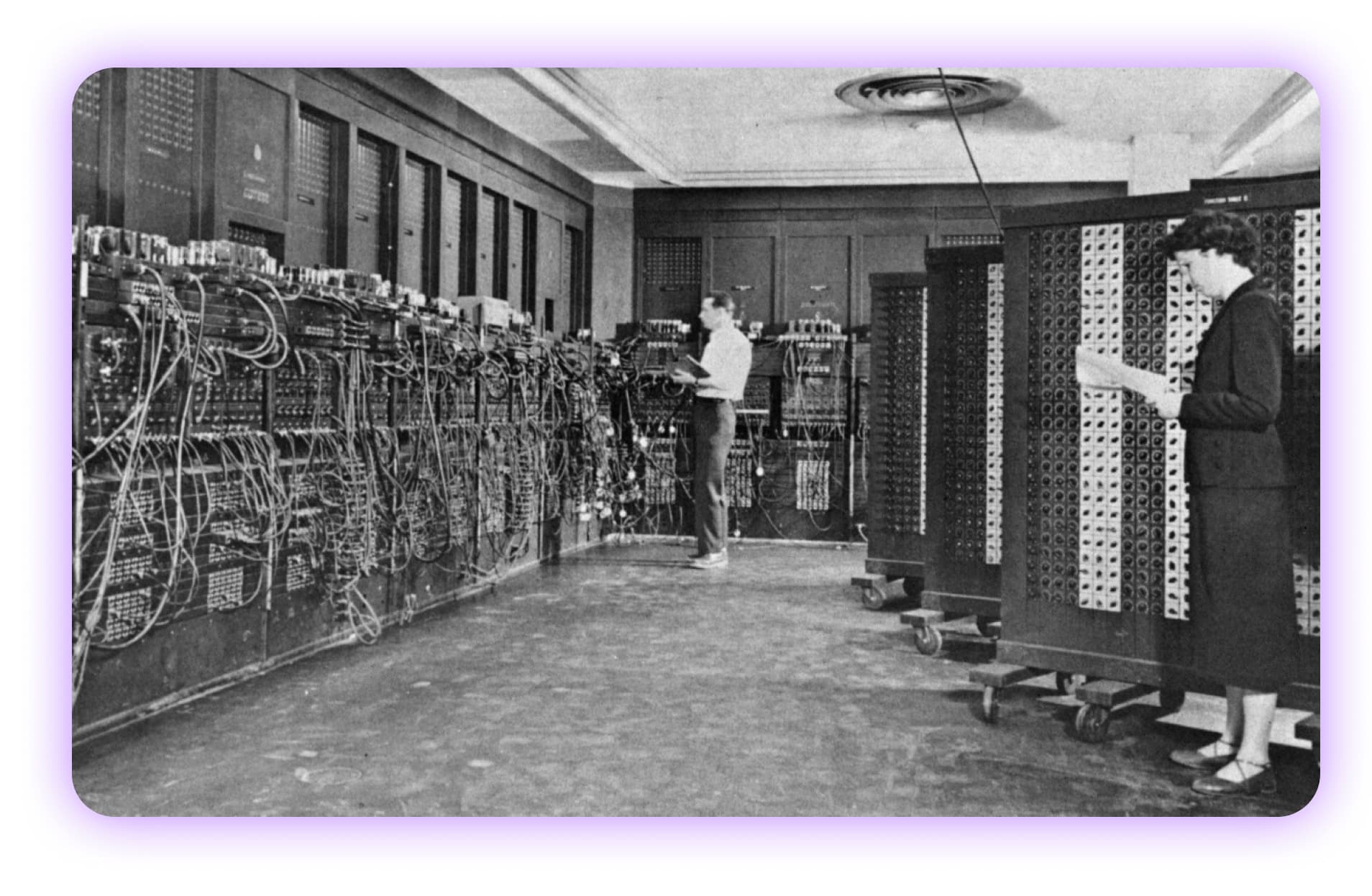 The first computer was. ЭНИАК 1946. Первый компьютер ЭНИАК 1946 Г. Компьютер Eniac 1943. Джон фон Нейман Eniac.