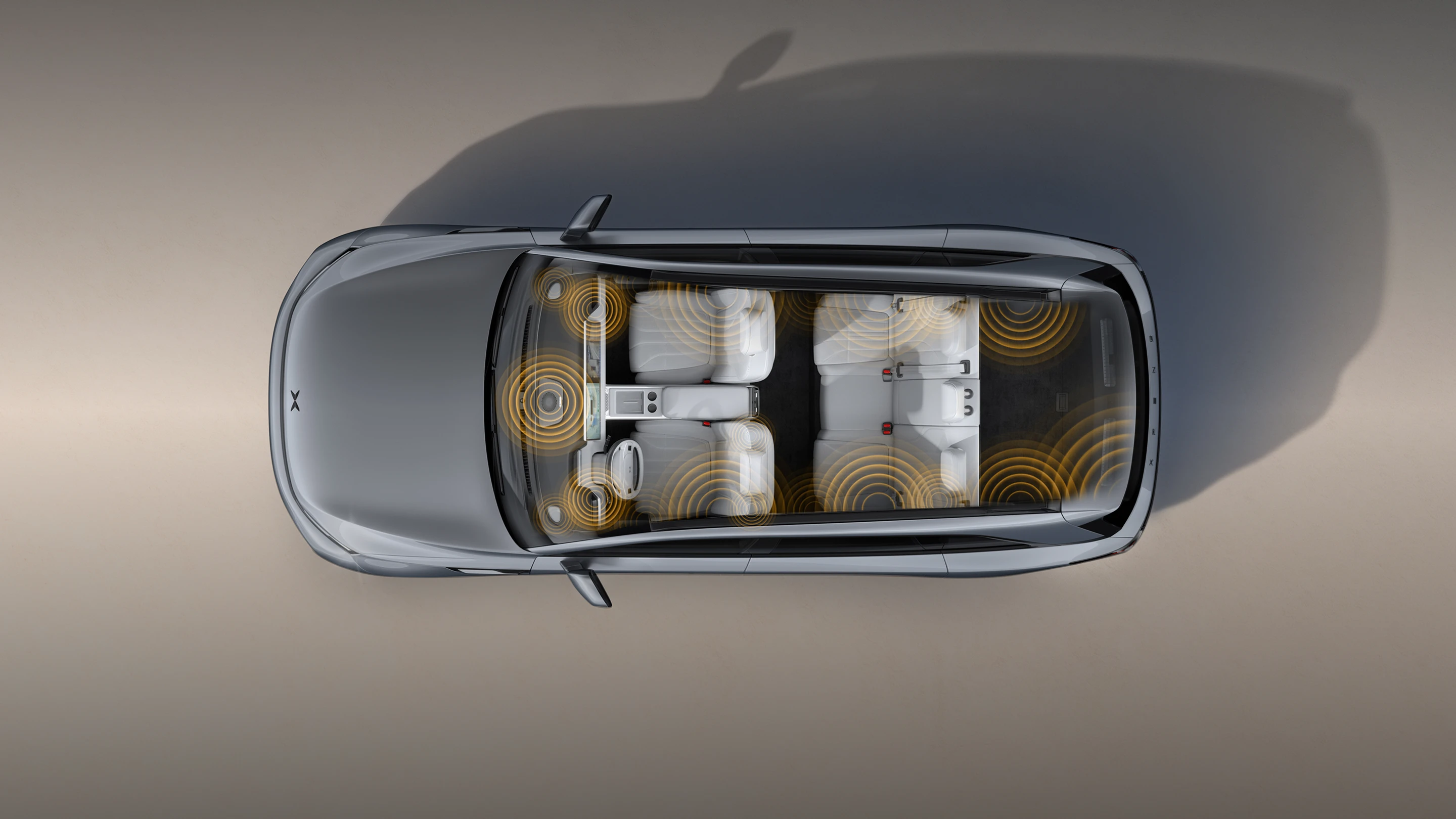 XPENG G9 — аудиосистема Dynaudio