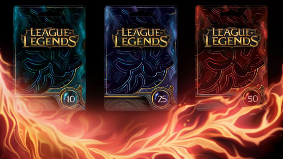 Подарочные карты для покупки League of Legends